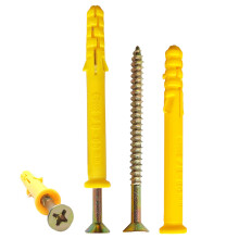 72 Pcs Wall Plugs for Brick,36 x M5*80 Masonry Self Tapping Screws,36 x M8*80 Expansion Pipe Anchor Bolts,Raw Plugs for Brick Wall,Heavy Duty Wood Sc