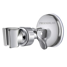 Shower Head Holder, Adjustable Removable Shower Wall Bracket, Shower Head Mount, 360 Rotation Adjustable Shower Bracket, Angle Adjustable Vacuum Suc