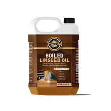 1L Boiled Linseed Oil - Fast-Drying - Natural Wood Protection and Care for worktops, Cutting Boards, Chopping Blocks, Doors and Frames 1L Buzzweld