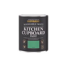 Rust-Oleum Green Kitchen Cupboard Paint in Matt Finish - Emerald 750ml