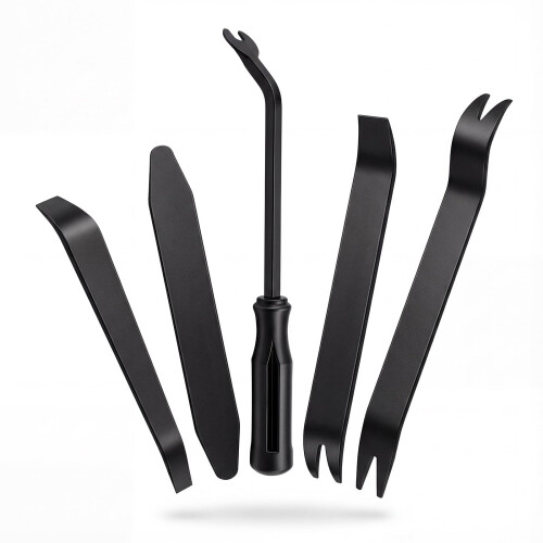 5Pcs Car Trim Removal Tool Kit Plastic Pry Tool Car Panel Removal Tools Kit