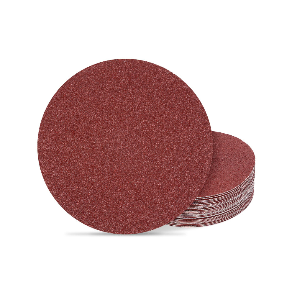 150Mm Sanding Discs 60 Grit, 6 Inch Sandpaper Hook And Loop Disc Sanding Pads For Random Orbital Sander(25Pcs) 5001357581513