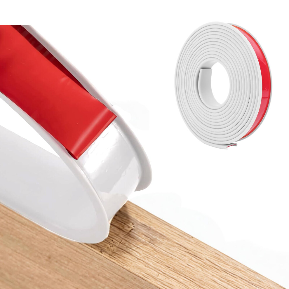 5M20mm U-Shape Flexible Furniture Edge Banding, Self Adhesive Tpe Edging Tape, Flexible Edge Protector, Veneer Edging Strip, Diy Furniture Edge Trim 5007929461665