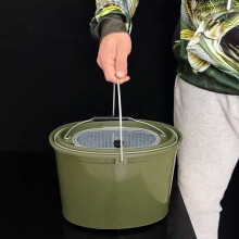 Htovila 2-in-1 fish bucket and colander bait box