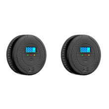 2X Carbon Monoxide Detector CO Sensor Warning for Home Kitchen High Sensitive Warning LCD Display CO Alarm