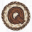 Rustikt Q-monogramunderlägg 12,5x12,5 cm 1
