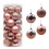Christmas Tree Ornaments Set Rose Gold 24PCS 3CM 1