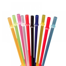 Reusable Plastic Straws for Tumbler 25 Pcs 10.63 Inch 10