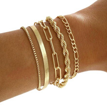 RUOYING gold bracelet for women waterproof