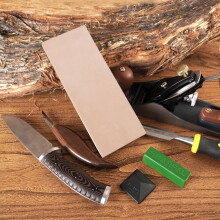 SHARPAL 204N Leather Strop Genuine Cowhide L 20cm x W 75cm Kit with 54