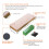 SHARPAL 204N Leather Strop Genuine Cowhide L 20cm x W 75cm Kit with 54 2