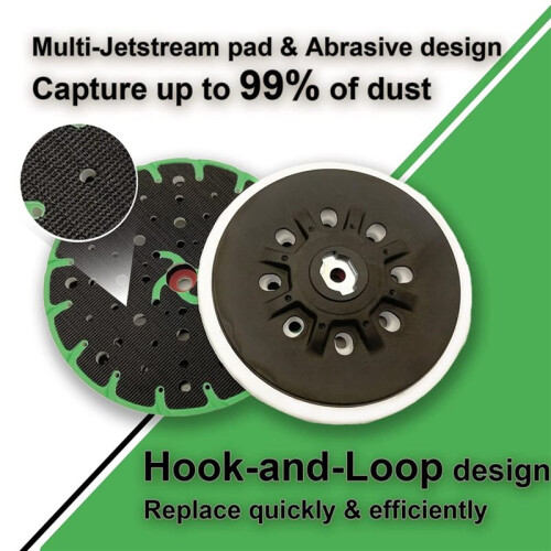 4pack for  202463 RO 150 FEQ 6 Inch Sanding Pad Sanding Discs Replacement Sander Backing Pad