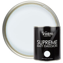 Vintro | Luxury Matt Emulsion | Baby Blue | Smooth Chalky Finish | Multi Surface Paint | for Walls, Ceilings, Wood and Metal | 1L (Beau Blue)