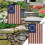 Bandeira de jardim dos EUA em linho, dupla face, 30x45 cm (12x18 polegadas) 1