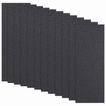 Epehio 12Pcs Sandpaper 400 Grits, Wet And Dry Sandpaper For Cars Metal Plastic Wood Walls, 9x3.6 Inch Fine Grits Sandpaper Sheets for Automotive Poli