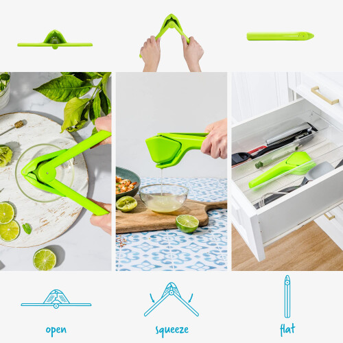 Dreamfarm Original Lime Fluicer Easy-Squeeze Fold-Flat Citrus Juicer - 9 Inch, Suits Lime Only 2