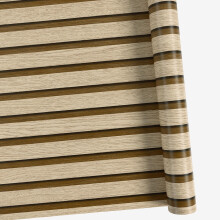 Abyssaly Wood Effect Peel and Stick Wallpaper, Light Oak Vinyl Wrap Self Adhesive Removable Panel Wallpaper 44cmX300cm, Wood Slats Sticky Back Plasti