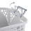 Minky Minky 40L Stackable Laundry Basket, Stackable Washing Basket, Sturdy Foldable Ha 4