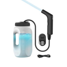 ZEY LUXE Electric Handheld Bidet Sprayer – Rechargeable Toilet Spray with 2.5L Water Tank & 800mAh Battery, Portable Bidet for Personal Hygiene & Po