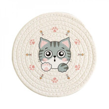Woven Round Placemats 7 inch Set of 4