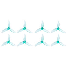 4 Paar 3630 3-Zoll-Propeller 3-Blatt-PC-Requisiten 1,5-mm-Loch für Bürstenlosen 2004-KV-Motor RC FPV-Drohne Duck Grün