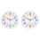 2X Learning Clock for Kids - Telling  Easily, Non-Ticking, Battery Operated, Silent, Colorful Teaching  Clock 1