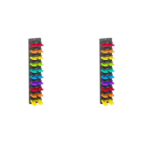 2X Hat Organizer for Baseball Caps with Built-in Spring Clips - Wall Mount Closet Hat Rack Holder 1