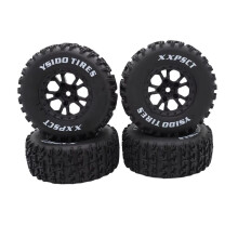 YSIDO 4szt 110mm 1/10 Opony do Samochodów Krótkoterminowych z 12mm Hex do Slash dla ARRMA Senton HuanQi 727 Hpi Rc Car A