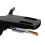 10X Turntable Headshell Aluminium Alloy Headshell Record Turntable Needle Replacement Phono Stylus Cartridges Rack Black 6