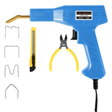Car Bumper Repair Plastic Kit with 200PCS Staples & Ergonomic Handle for Various Plastic Parts EU Plug