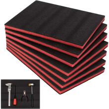 14Pcs Tool Box Foam,15.7x11.8x0.9Inch Tool Inserts for Toolbox Hard Case Drawer Camera Toolbox Tool Shadow Insert