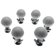 Electrocardiograph Accessories Compatible with Multifunctional Suction Chest Electrocardiograph 6-Pack