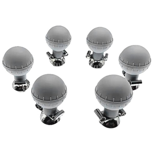 Electrocardiograph Accessories Compatible with Multifunctional Suction  Chest Electrocardiograph 6-Pack