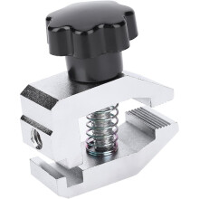 Stainless Steel Jaw Clamp, 500 N Maximum Load, 3.5 mm Opening Size, for Testing Rubber, Cables, Paper, and Plastic Films
