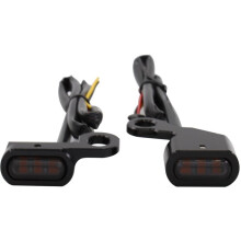 For Softail 00-14 Dyna 99-17 Sportster 1993-2003 Motorcycle LED Front Turn Signal Light Indicator Lamp