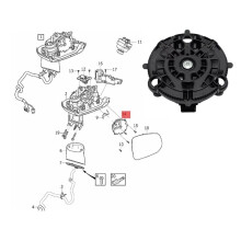 31424678 Auto Voorste Linker Deur Spiegel Aandrijvingseenheid voor S60 S90