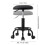 Living And Home Height-Adjustable PU Leather Round Salon Rolling Stool 6