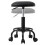 Living And Home Height-Adjustable PU Leather Round Salon Rolling Stool 3