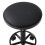 Living And Home Height-Adjustable PU Leather Round Salon Rolling Stool 4