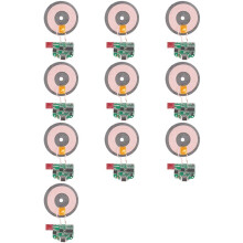 10X 15 W Fast Wireless Charger Module Transmitter mit Box PCBA-Leiterplattenspule DIY Typ-C-Anschluss