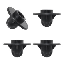 4 Pezzi di Protezioni Antiscivolo per Gambe di Sedia da 14 mm di Diametro, Piedini Grandi per Sedia Portatile da Campeggio