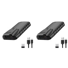 2X NETUM Wireless CCD Barcode Scanner and E800 2D QR Bar Code Reader PDF417 Scanner