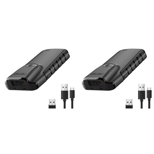 2X NETUM Wireless CCD Barcode Scanner and E800  2D QR Bar Code Reader PDF417 Scanner