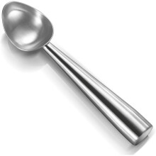 Ice Cream Scoop - Premium 304 Stainless Steel Ice Scooper, Non-Stick, Dishwasher Safe, Cookie Dough & Melon Balls
