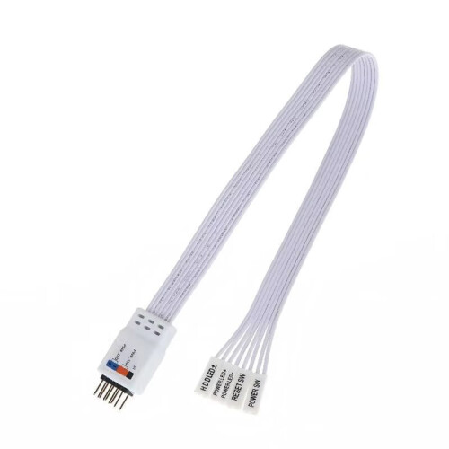 9Pin Header Computer Motherboard Front Extension Cable for PC Motherboard Power  Restart Hard Drive 30cm