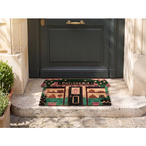 Beliani Doormat TERNATE Multicolour 40 x 60 cm Coir 1