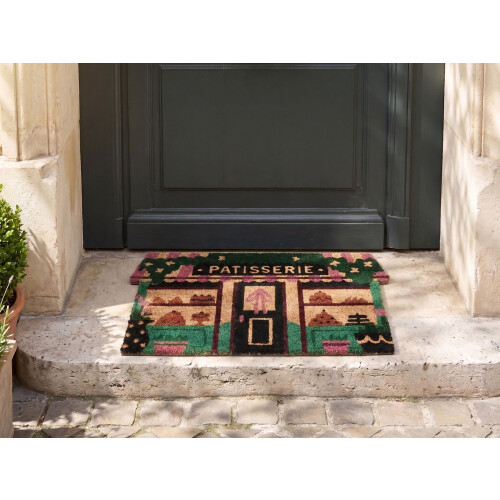 Beliani Doormat TERNATE Multicolour 60 x 90 cm Coir 1