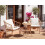 Beliani Bistro Set FERLA PE Rattan Light Brown 2