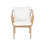 Beliani Bistro Set FERLA PE Rattan Light Brown 4