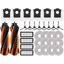 Accessories for Cecotec Conga X70 Replacement Parts Main Side Brush HEPA Filter Mop Pad Dust Bag